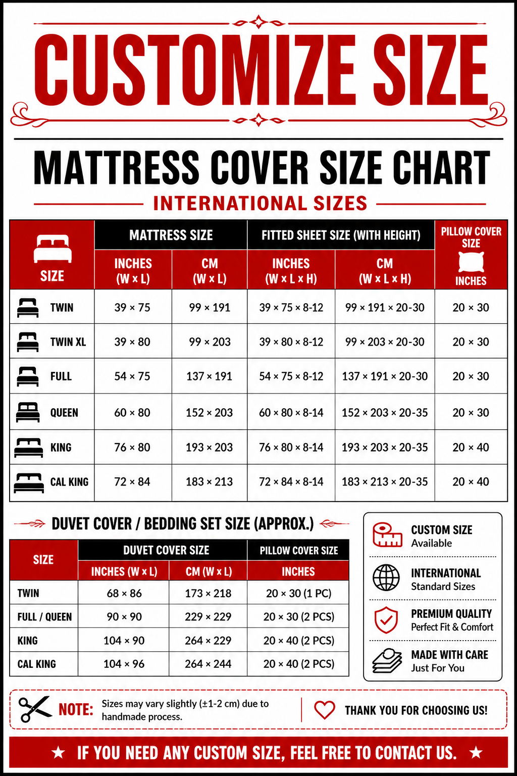 Black Shiny Nylon Mattress Cover Set