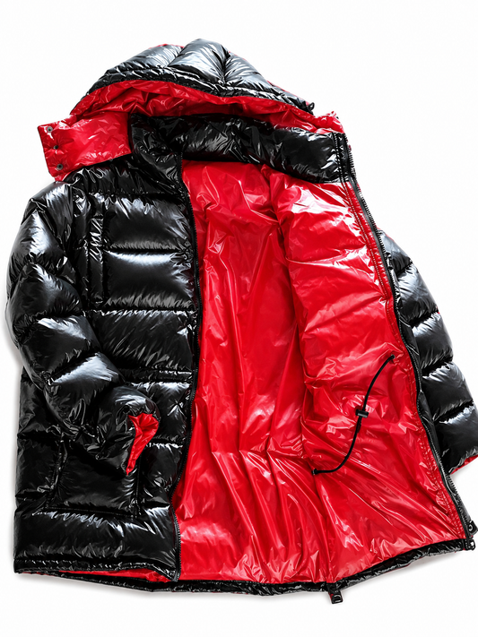 Unisex Shiny Nylon Pro Winter Down Jacket