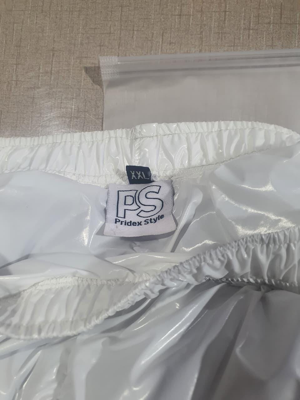 High Shine Nylon Briefs with Contrasting Lining