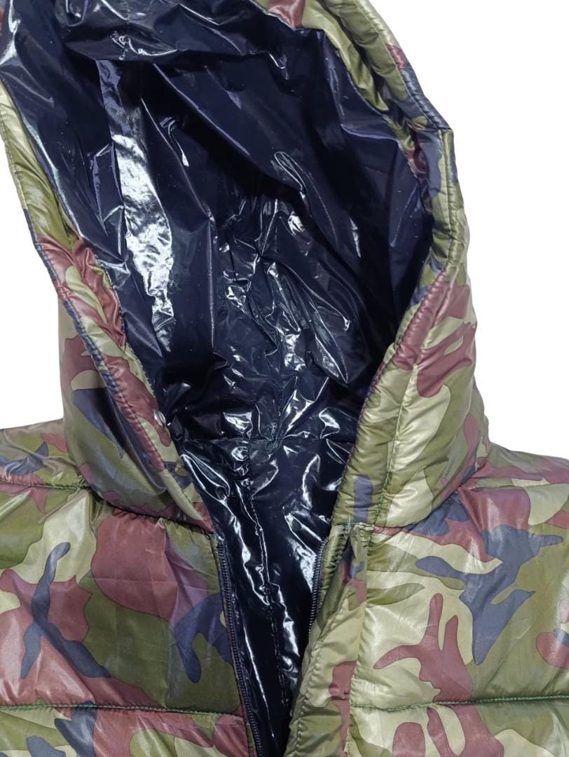 Heavyweight Camouflage Quilted Puffer Jumpsuit