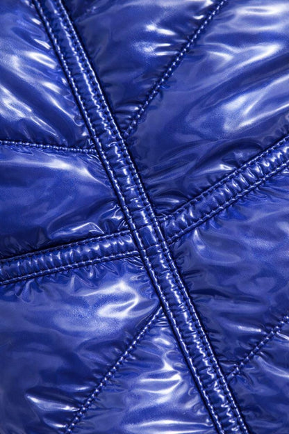 Men’s Shiny Nylon Snowsuit Lightweight Puffy One Piece Winter Suit