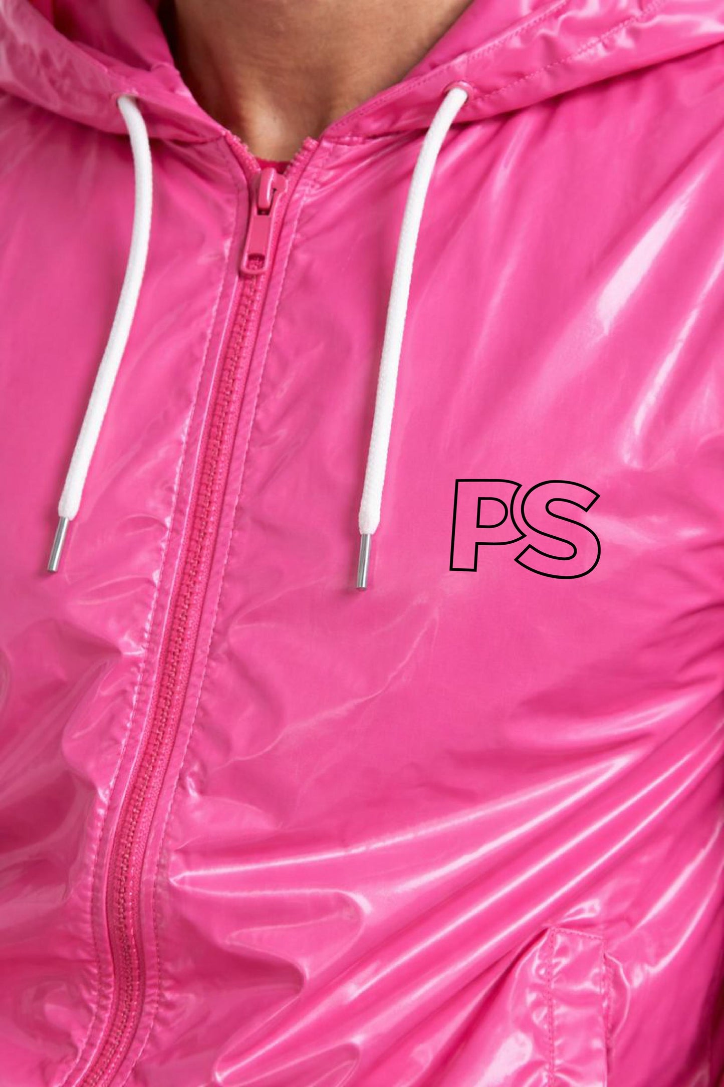 Hot Pink Gloss Nylon Performance Tracksuit