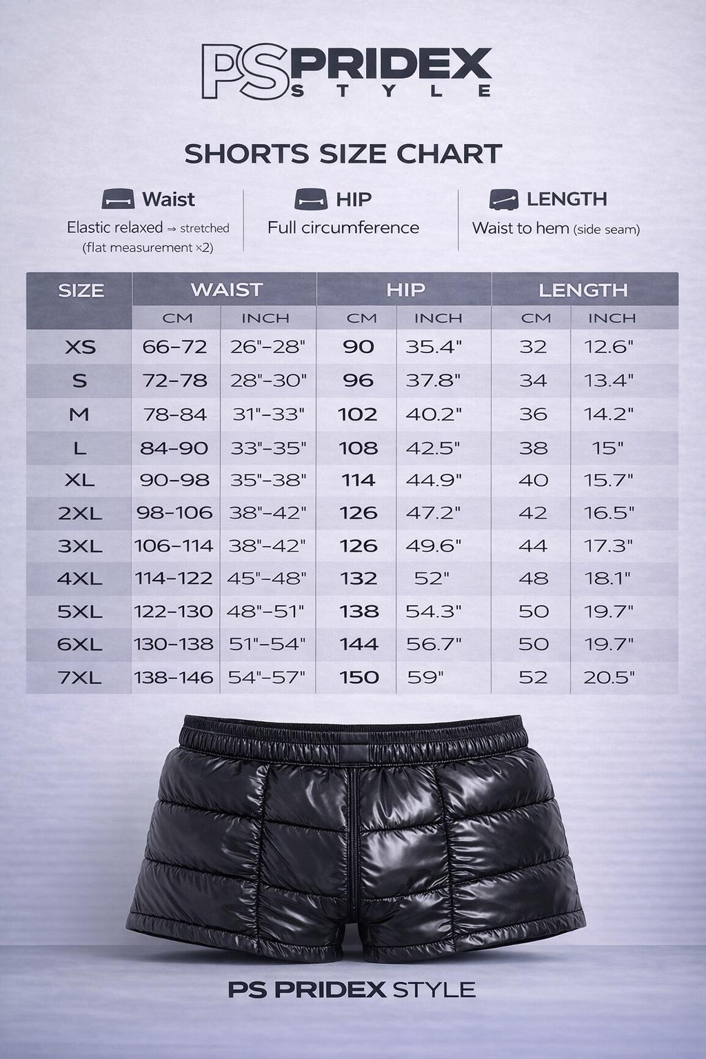 Silver Gloss Performance Nylon Shorts
