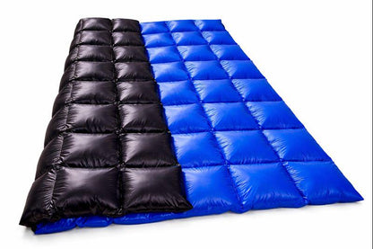 Shiny Nylon Puffy Blanket Lightweight Sleeping Bag Comforter