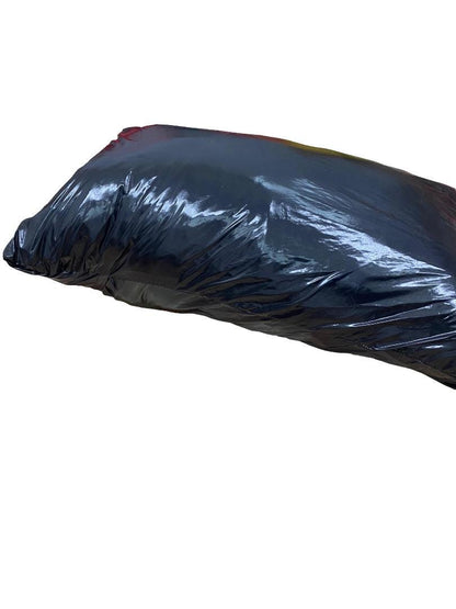 Red Shiny Nylon Pillow Cover Glossy Cushion Protector