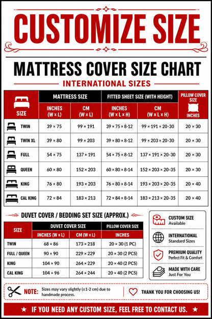 Shiny Nylon Mattress Cover Set