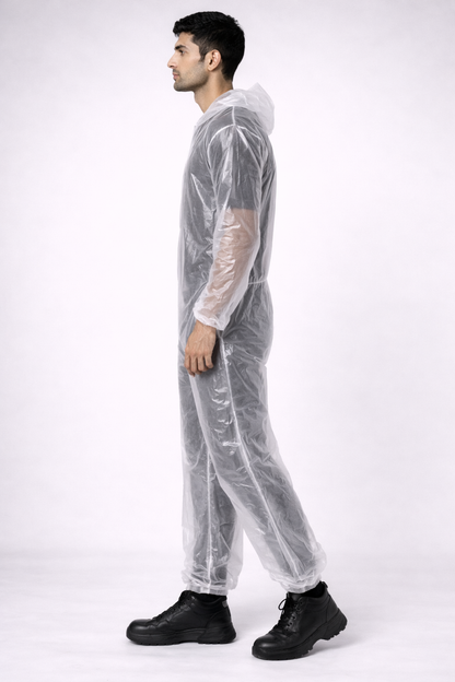 Men’s Transparent PVC Jumpsuit