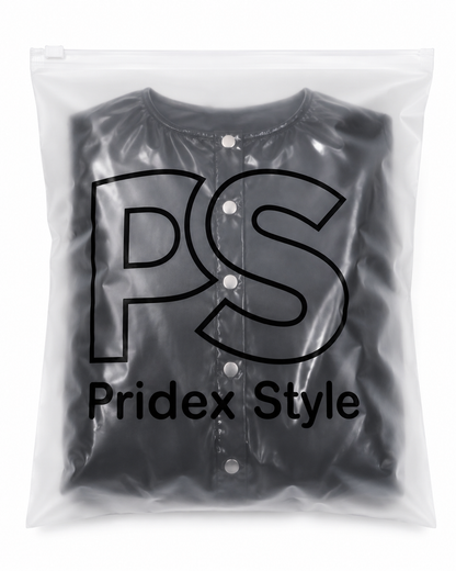 Shiny Nylon Pro Snap Button Sleeveless Romper for Men
