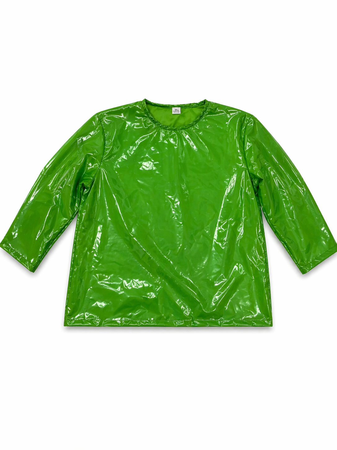 Men’s Shiny Red Nylon T-Shirt Glossy Lightweight Fashion