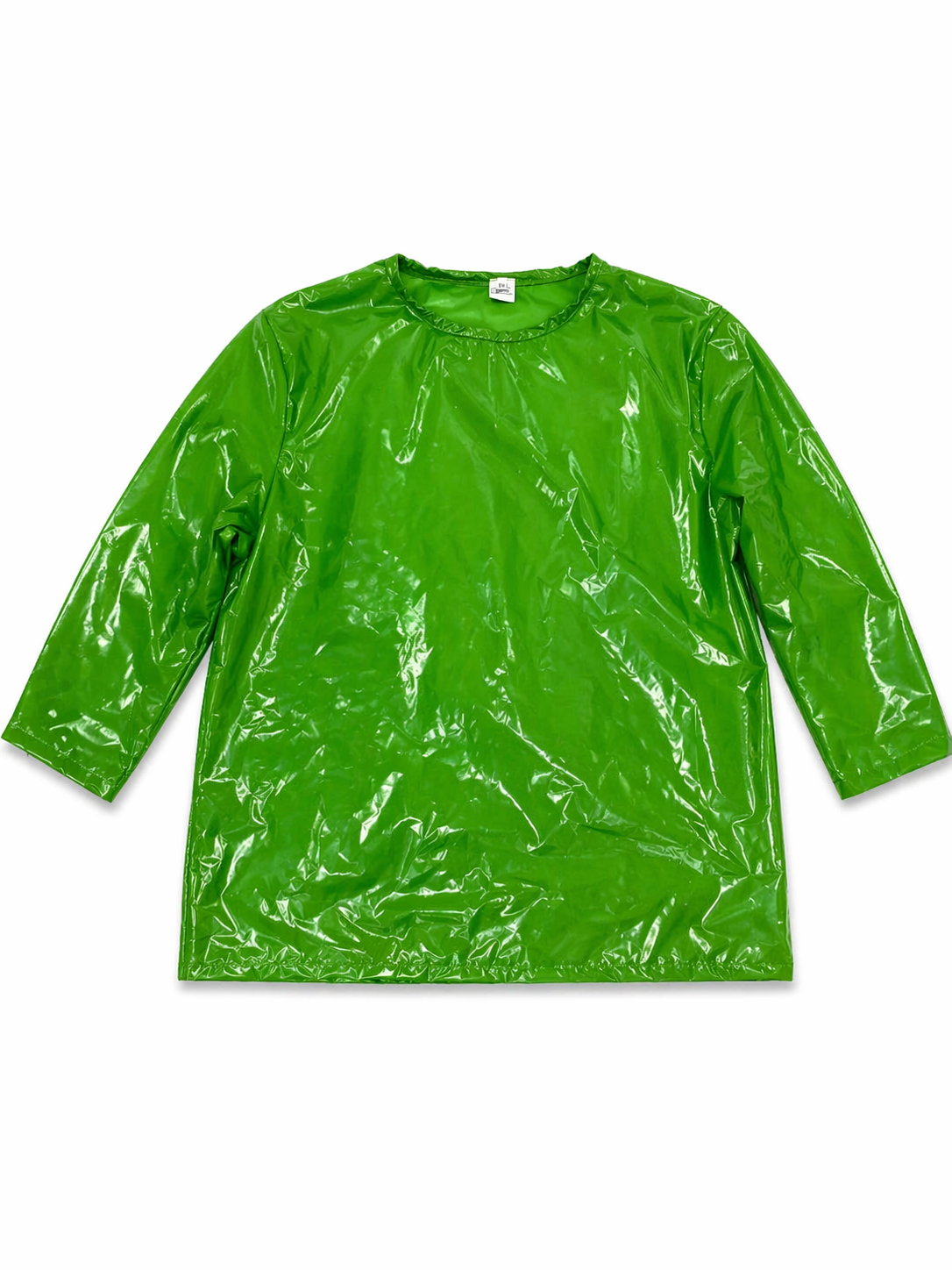 Men’s Shiny Red Nylon T-Shirt Glossy Lightweight Fashion