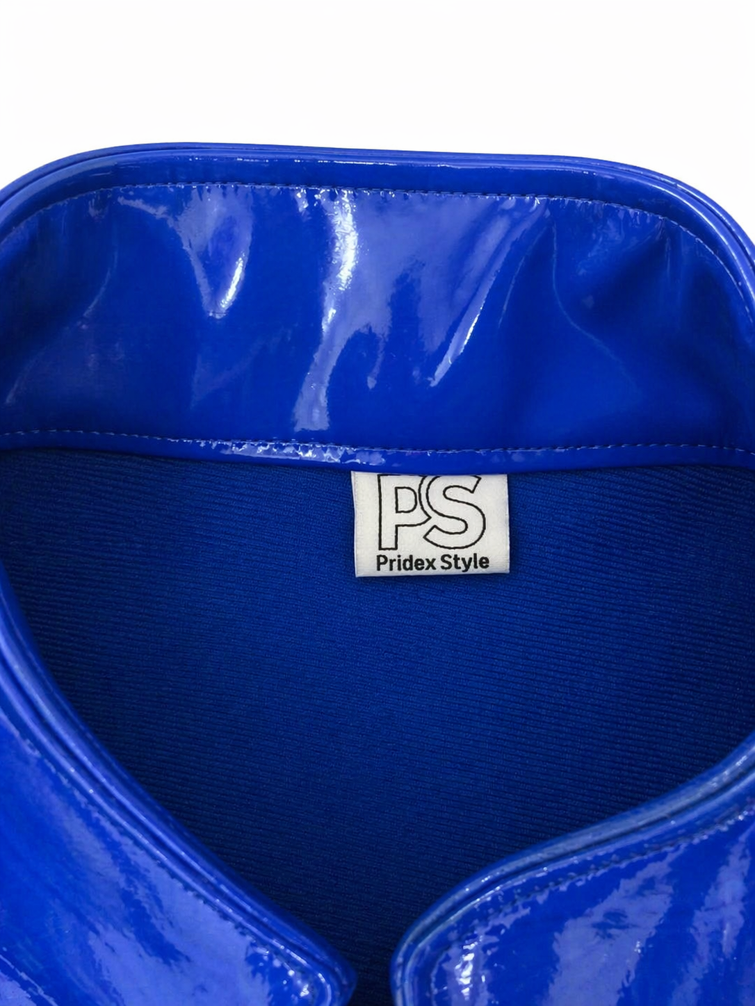 PVC Nylon Tracksuit Cobalt Blue Gloss Set