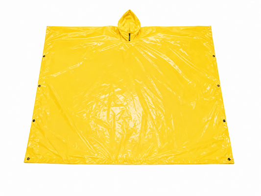 Yellow Shiny Nylon Pro Poncho
