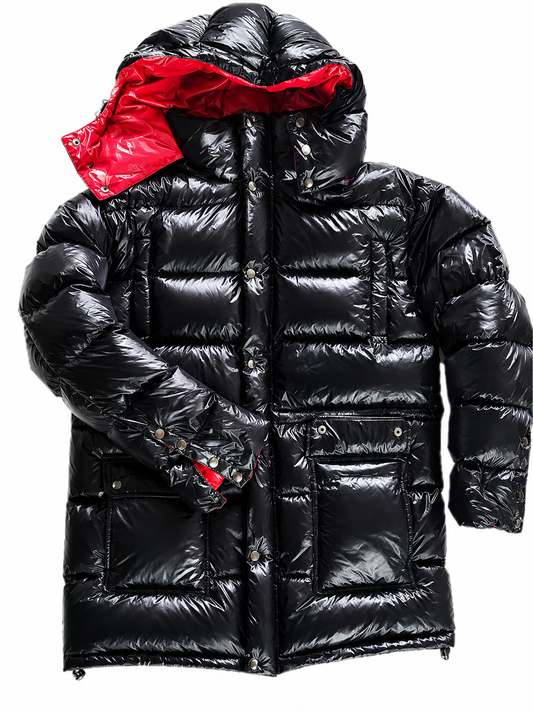 Unisex Shiny Nylon Pro Winter Down Jacket
