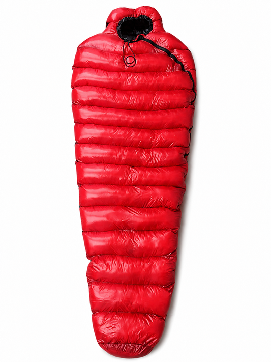 Extreme Puffy Shiny Nylon Sleeping Bag Cocoon