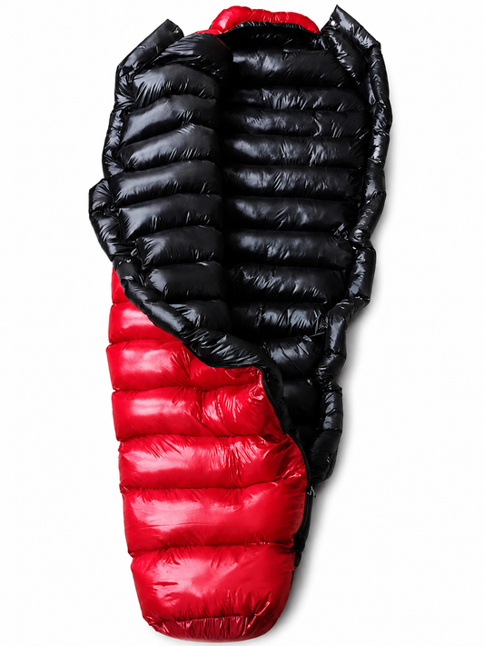 Extreme Puffy Shiny Nylon Sleeping Bag Cocoon