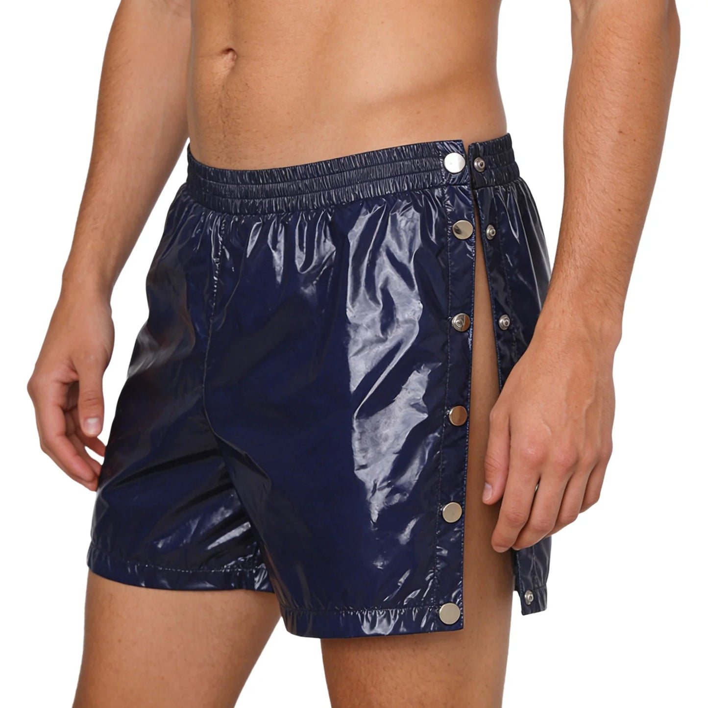Shiny Nylon Pro Retro Swim & Lounge Shorts for Men