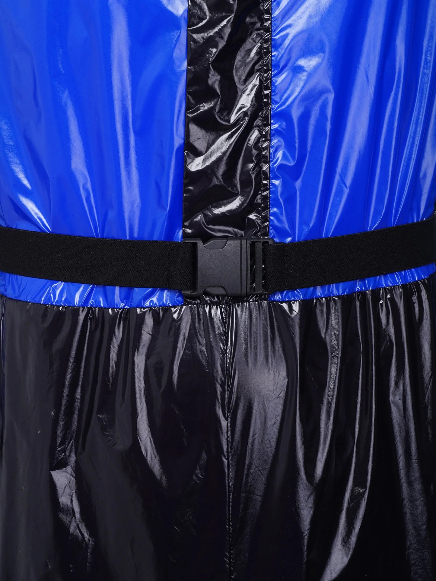 Shiny Nylon Pro Reflective Waterproof Jumpsuit for Men