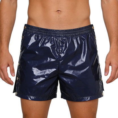 Shiny Nylon Pro Retro Swim & Lounge Shorts for Men