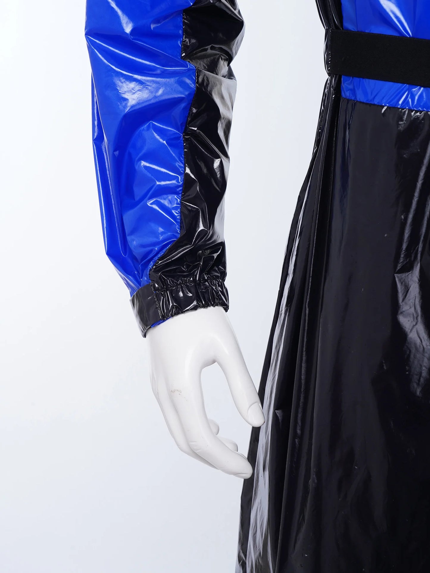 Shiny Nylon Pro Reflective Waterproof Jumpsuit for Men