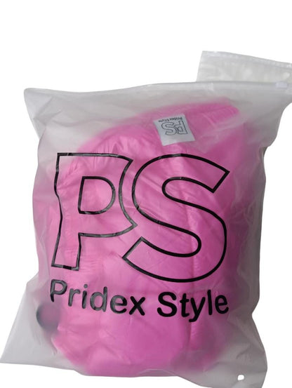 Patent Nylon High-Waist Underwear with Snap Fasteners