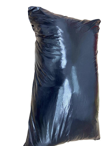 Red Shiny Nylon Pillow Cover Glossy Cushion Protector