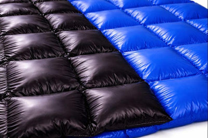Shiny Nylon Puffy Blanket Lightweight Sleeping Bag Comforter