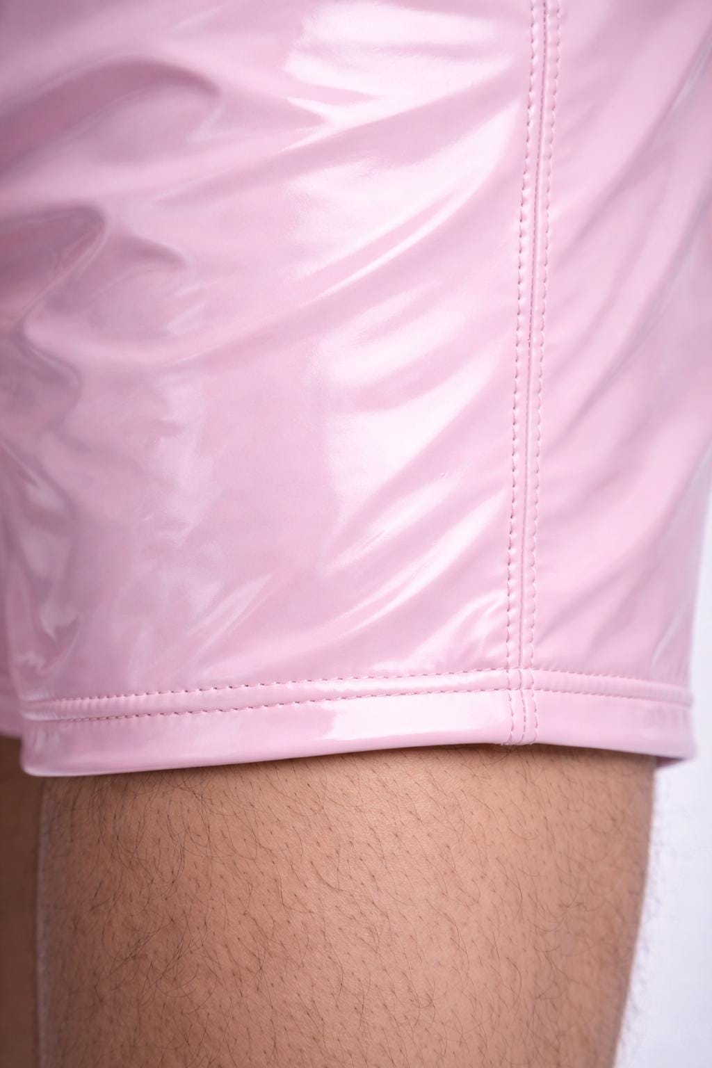 Nylon Hooded Singlet Sleeveless Bodysuit with Front Zipper